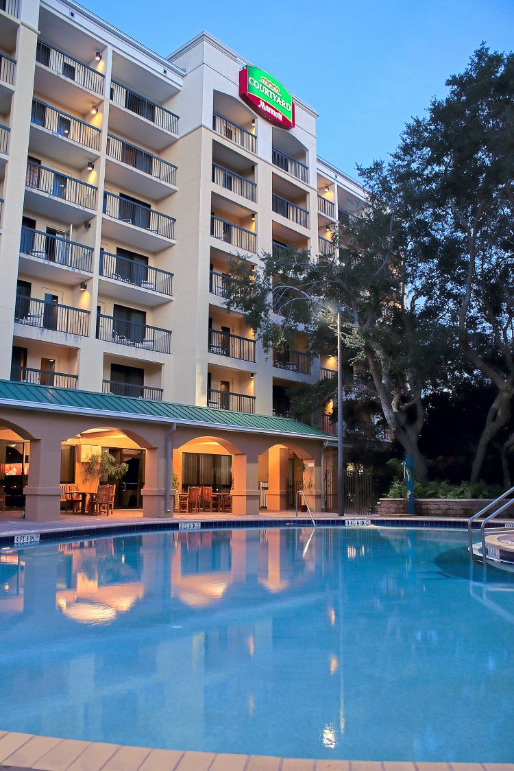 Courtyard by Marriott Cocoa Beach Cape Canaveral , FL 32931 near Melbourne International Airport View Point 1