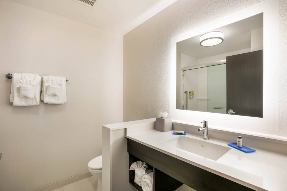 Elegant and Spacious Guest Bathroom