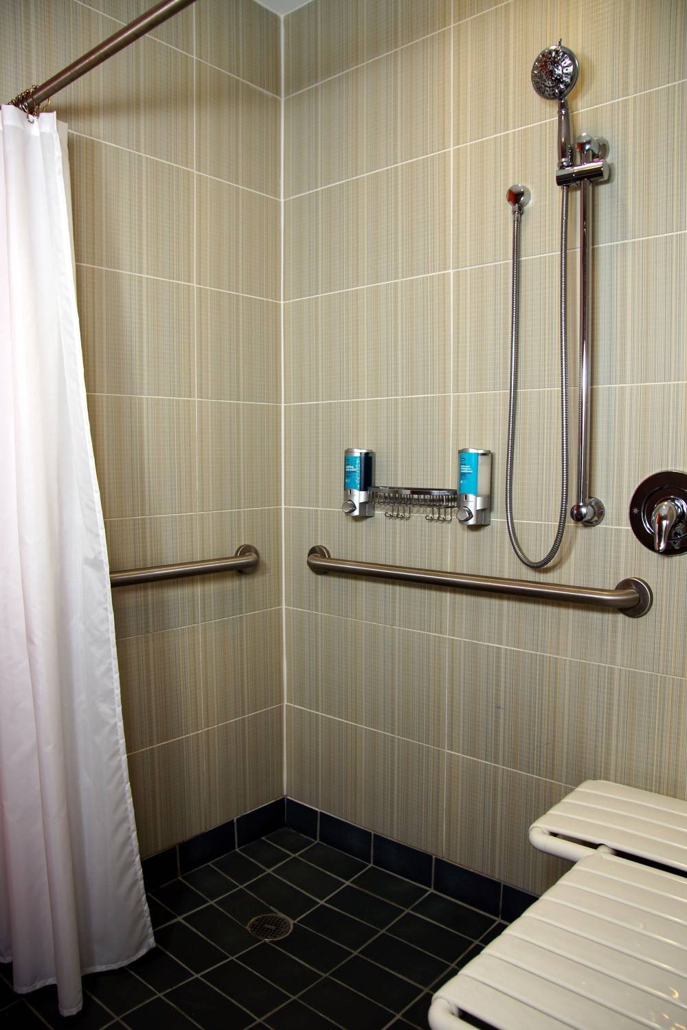 Accessible Bathroom - Roll-In Shower