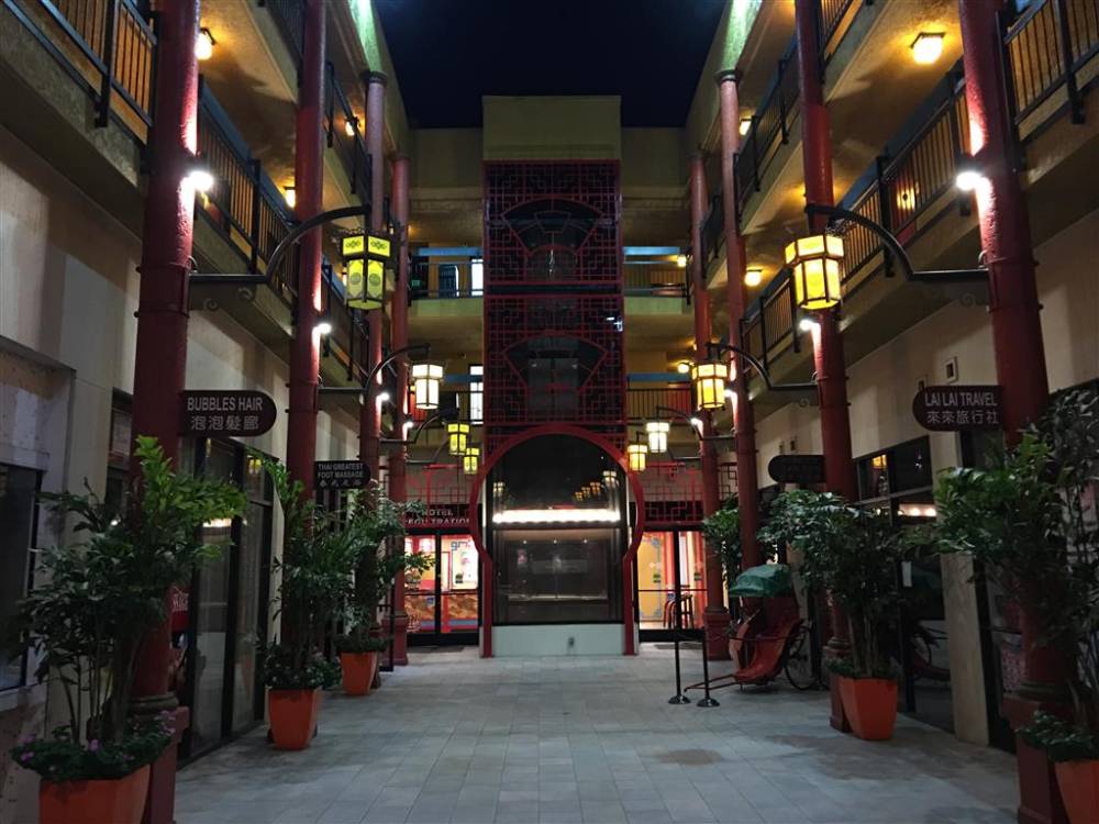 Hotel Exterior Atrium