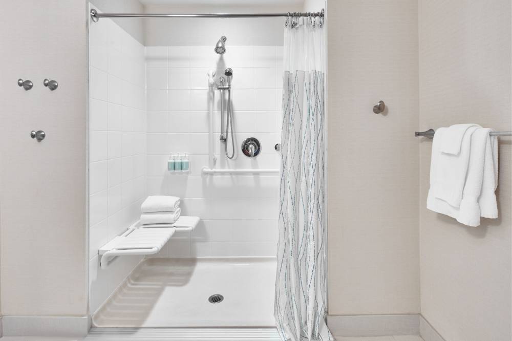 Accessible Guest Bathroom - Roll-In Shower