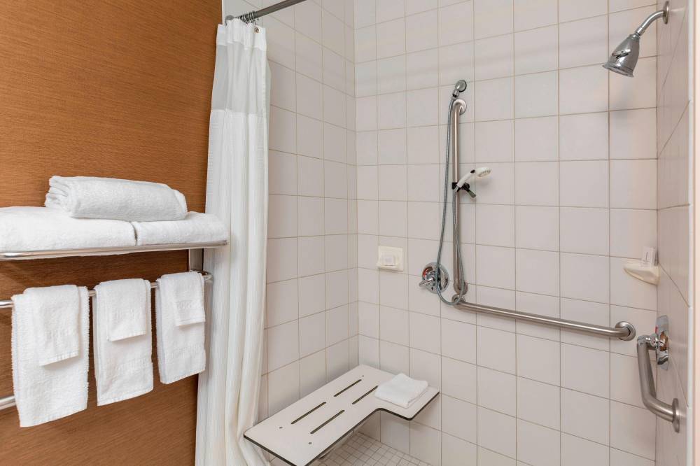 Accessible Guest Bathroom - Roll-in Shower