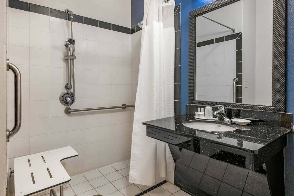 Accessible Bathroom - Roll-In Shower