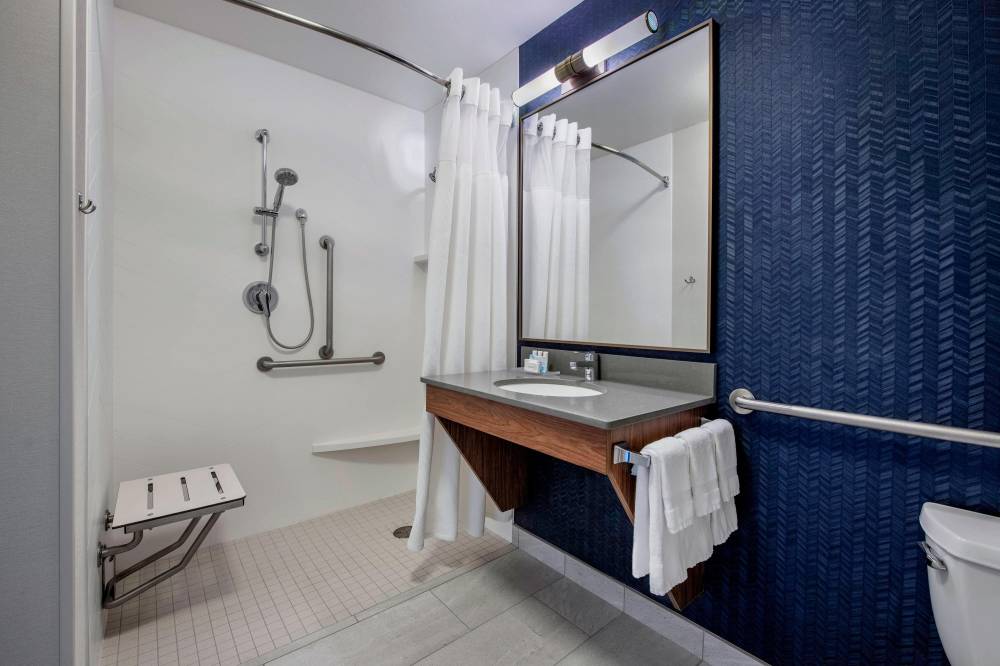 Accessible Bathroom - Roll-In Shower