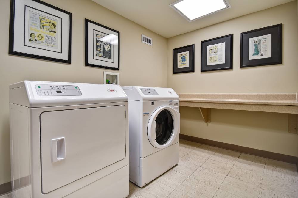 Washer and Dryer are available free for your use. 