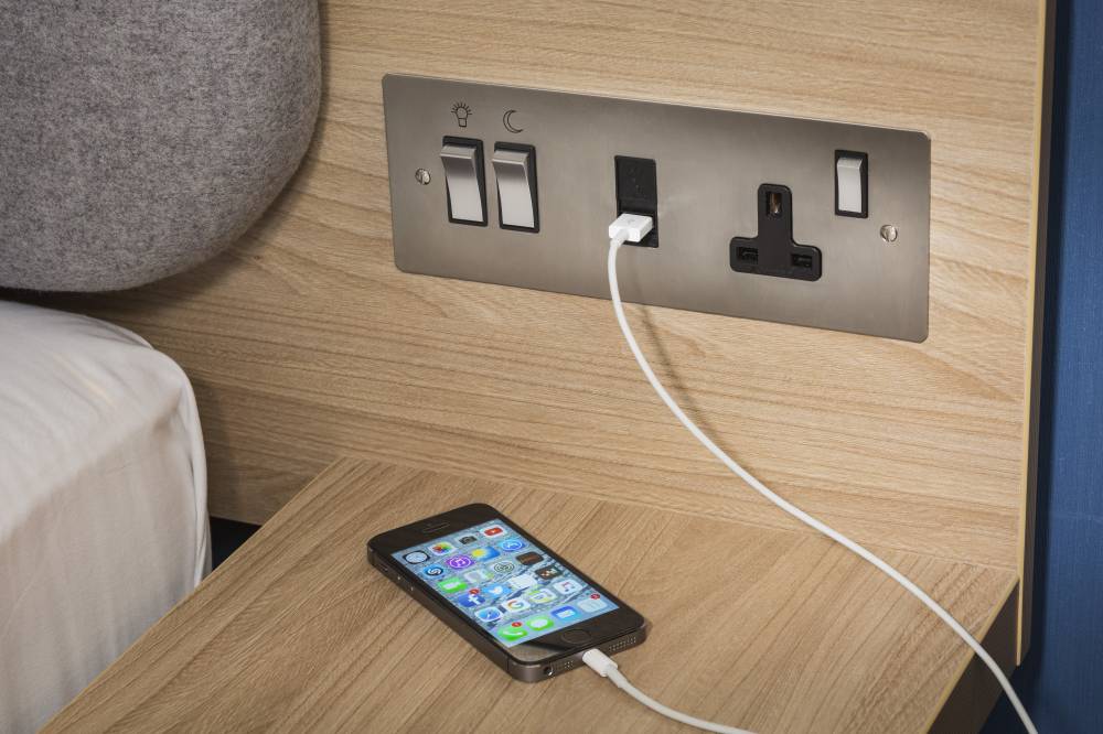 access one of our nifty USB ports right beside you