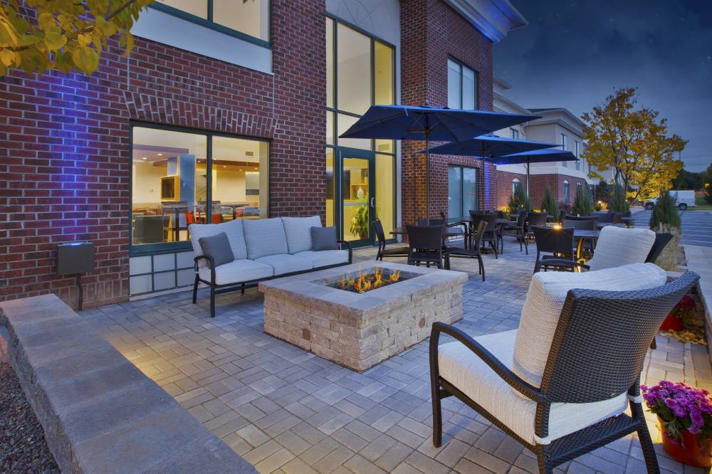 Enjoy the cozy patio