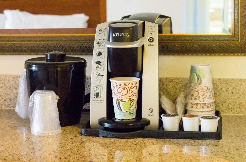 Keurig coffee machine is available in every Guest 