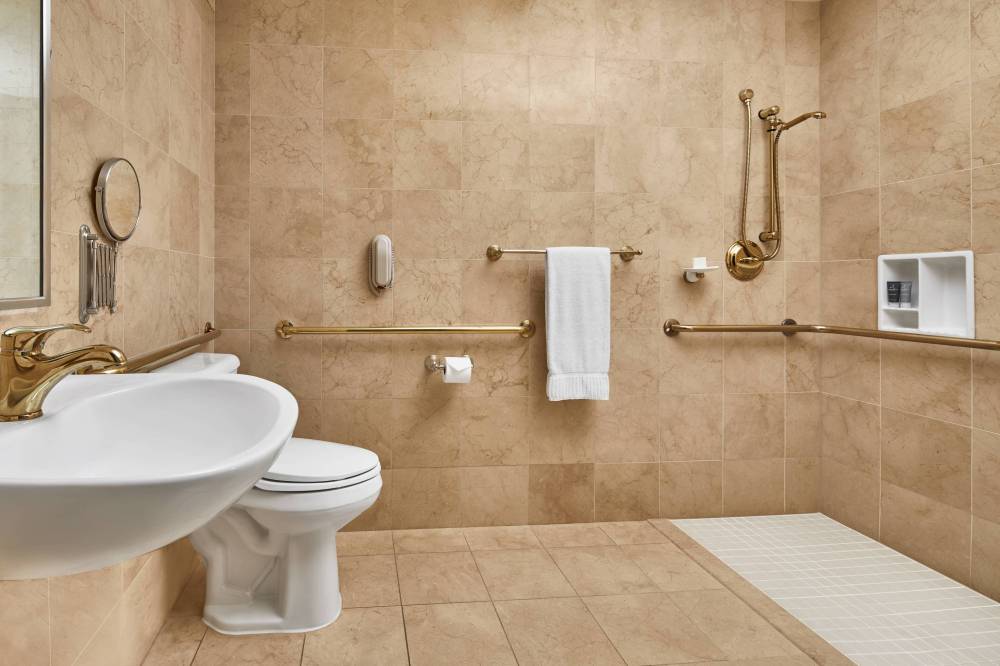 Accessible Bathroom - Roll-In Shower