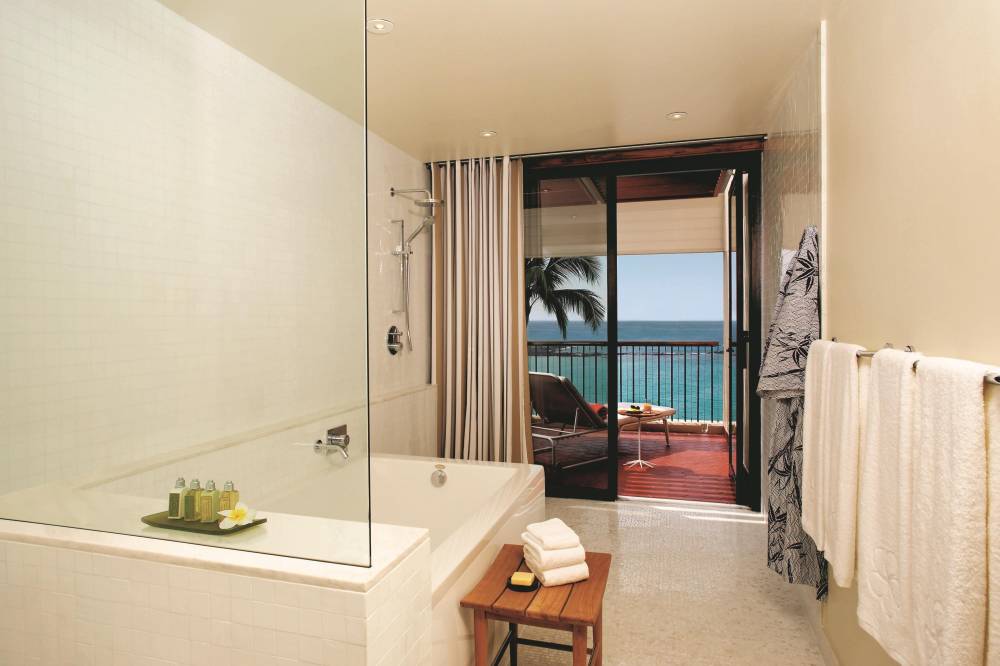 Deluxe Oceanfront Guest Bathroom