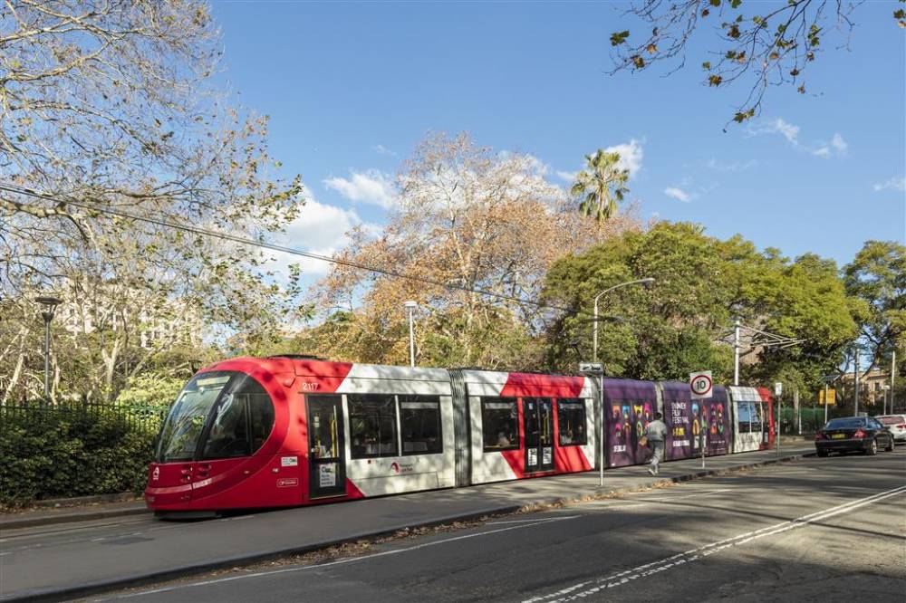 Tram line within the hotel\'s surrounds