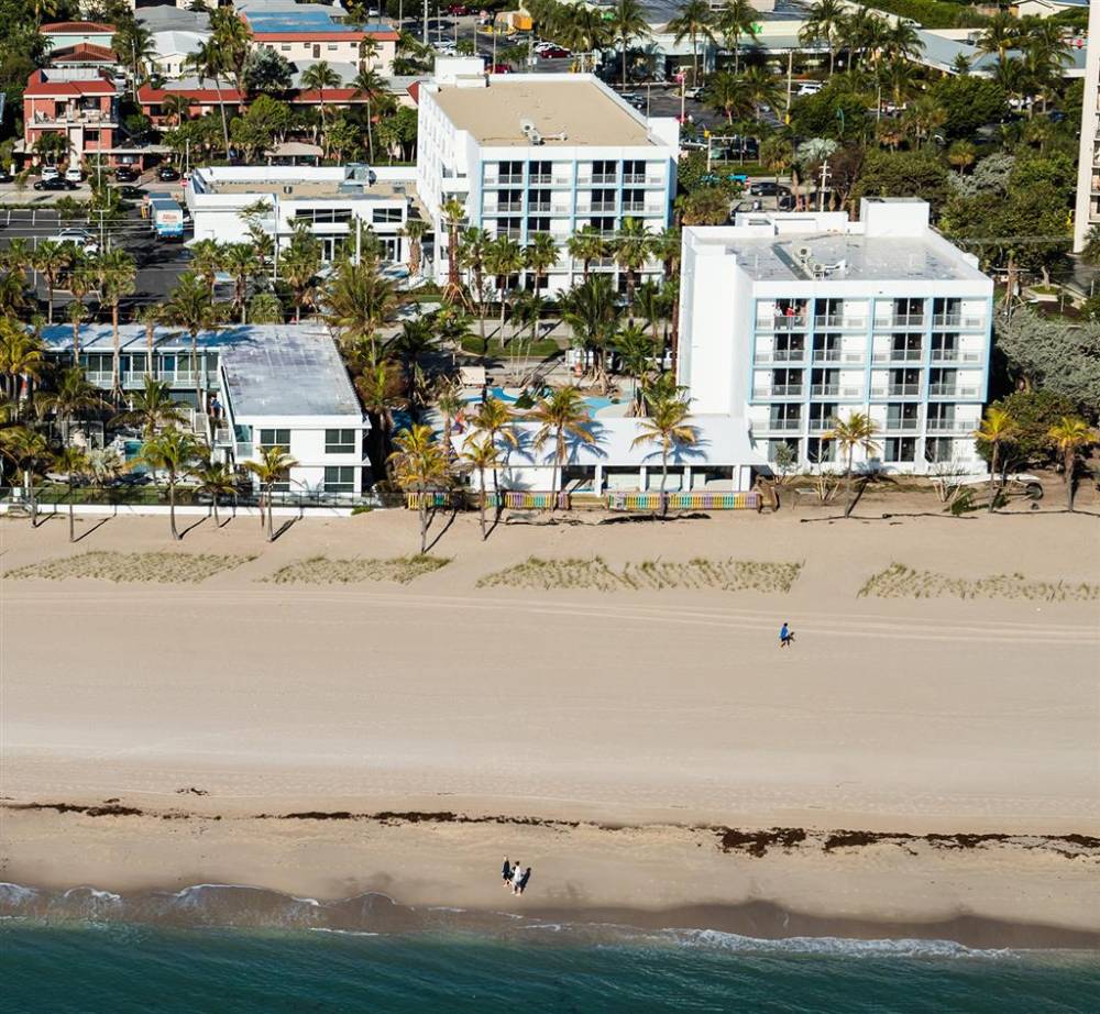 Plunge Beach Resort Aerial Beach