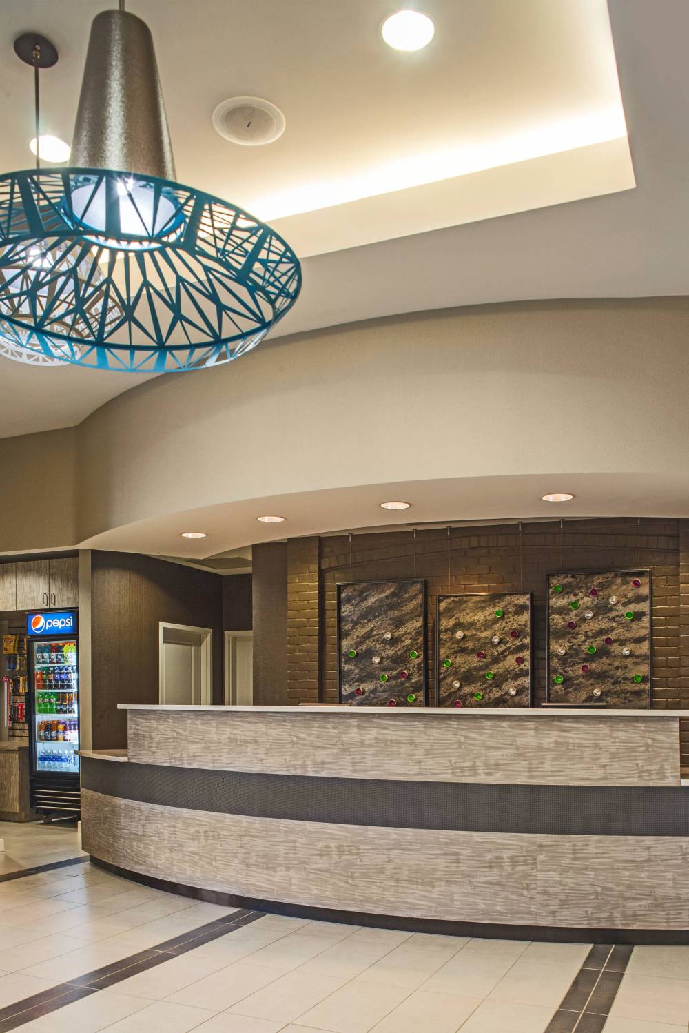 Reception Desk and Market