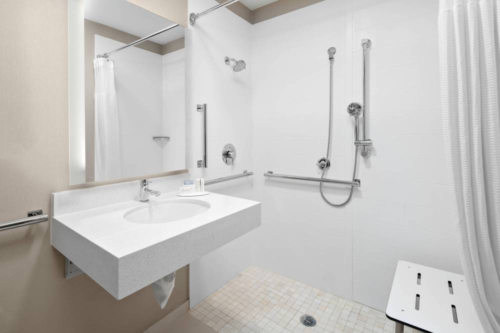 Accessible Bathroom - Roll-In Shower