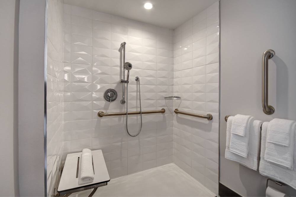 Accessible Bathroom - Roll-In Shower