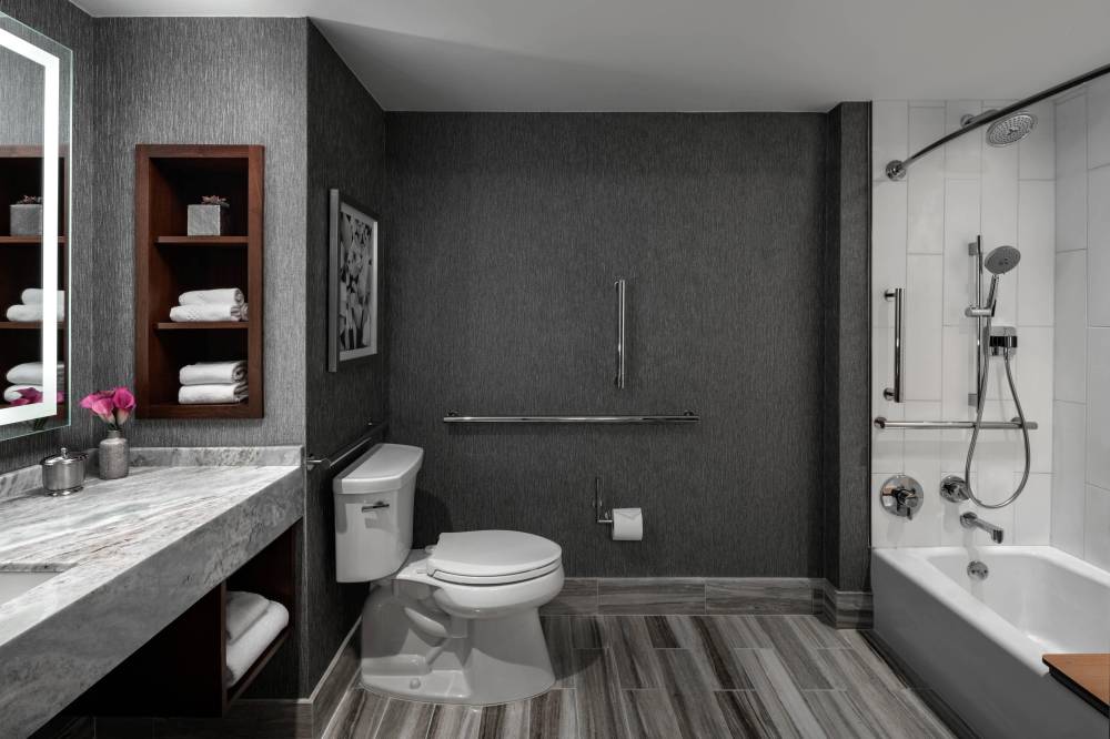 Accessible Bathroom with Bathtub Shower