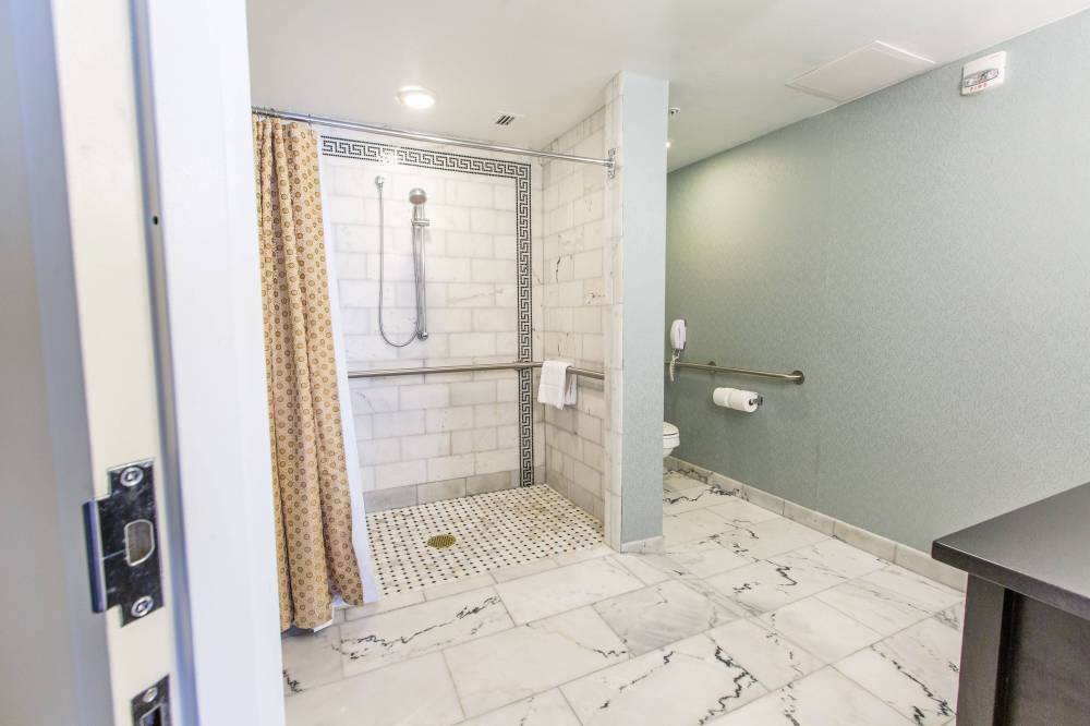 Accessible Bathroom - Roll-In Shower