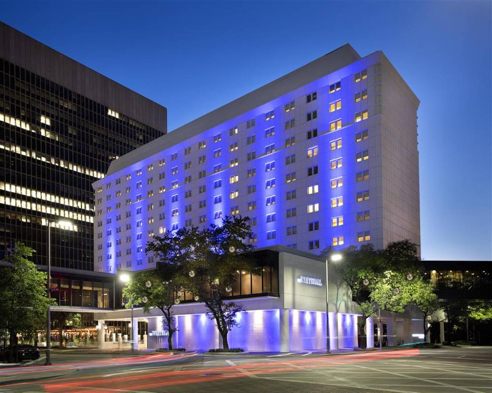 Hotel Exterior at Night