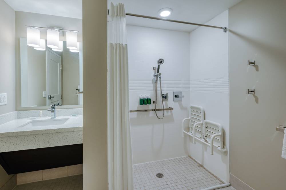 Accessible Bathroom Roll-in Shower